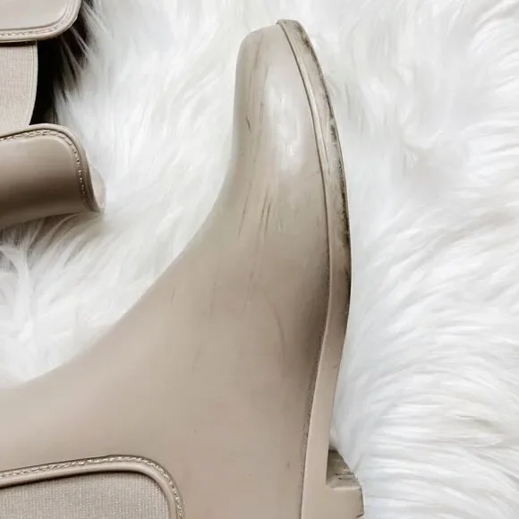 Target High Chelsea Pull On Ankle Booties Taupe Size 9 - Picture 4 of 7